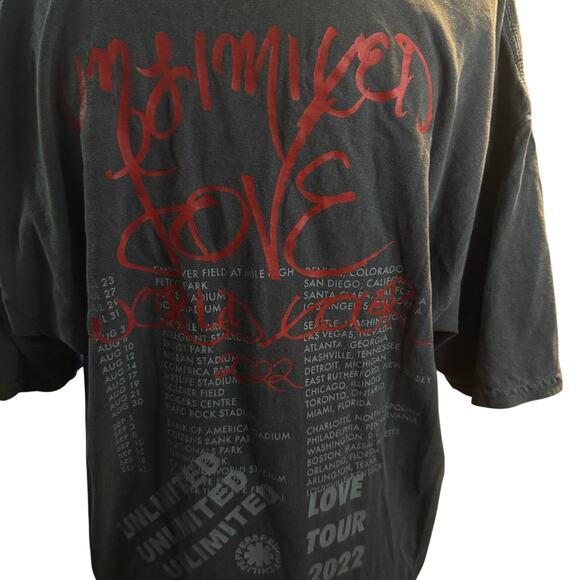 Red Hot Chili Peppers Unlimited love Tour 2022 Concert Tee, Unisex Size Large - Picture 2 of 6